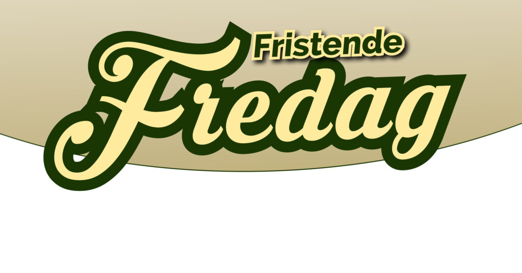 Fristende Fredag logo i grøn og gul